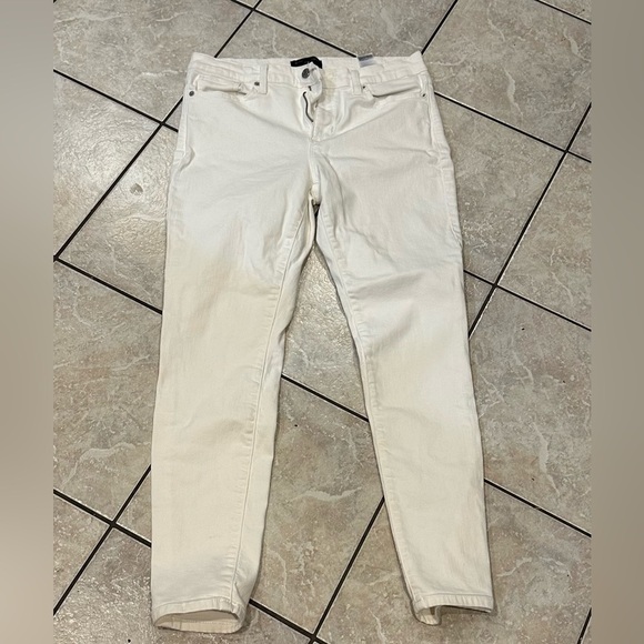 Banana Republic Women's White Skinny Jeans Size 10 - Picture 1 of 5
